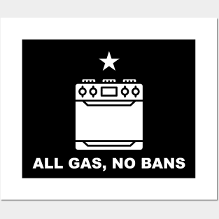 All Gas, No Bans // Funny Gas Stove Protest // Cooking With Gas Posters and Art